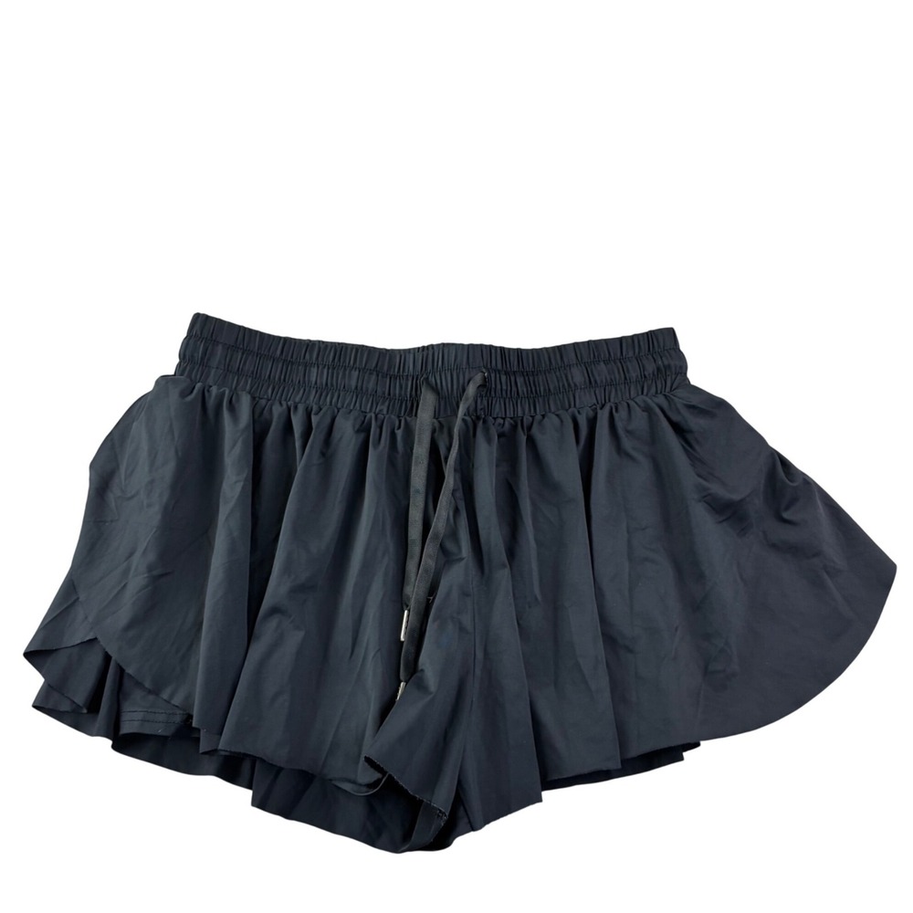Liberty Pro Flowy Athletic Shorts Women S‎ Black Butterfly Gym Activewear Skort